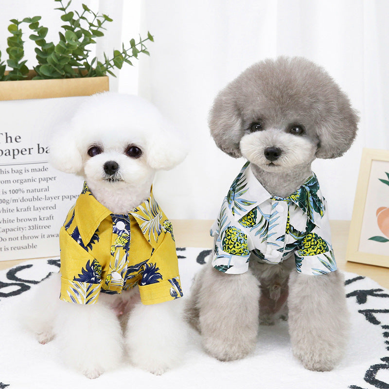 Lightweight summer thin pet clothes for dogs with breathable and comfortable fabric design