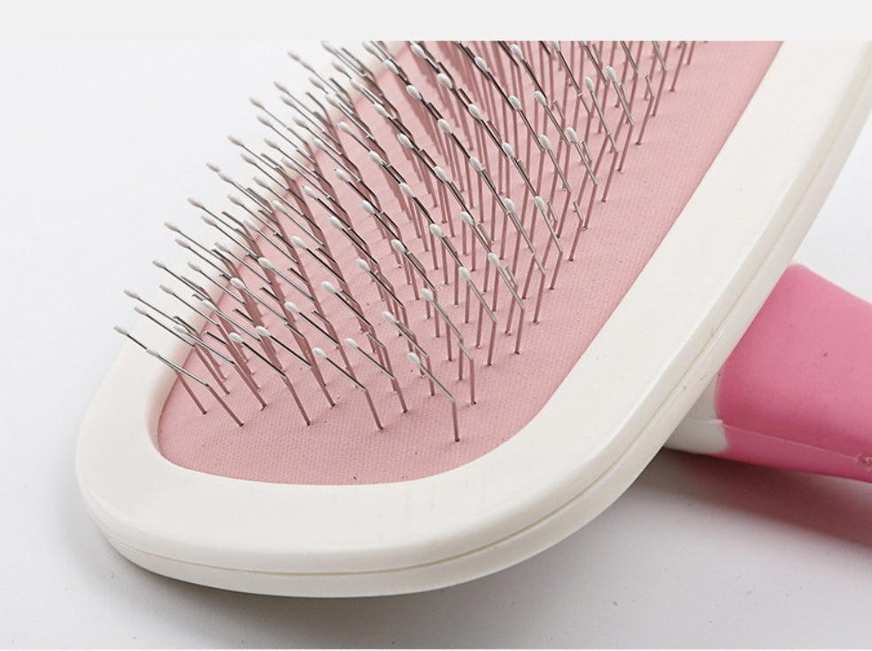 Single Layer Round Head Pet Comb Cat Comb Revolving Comb