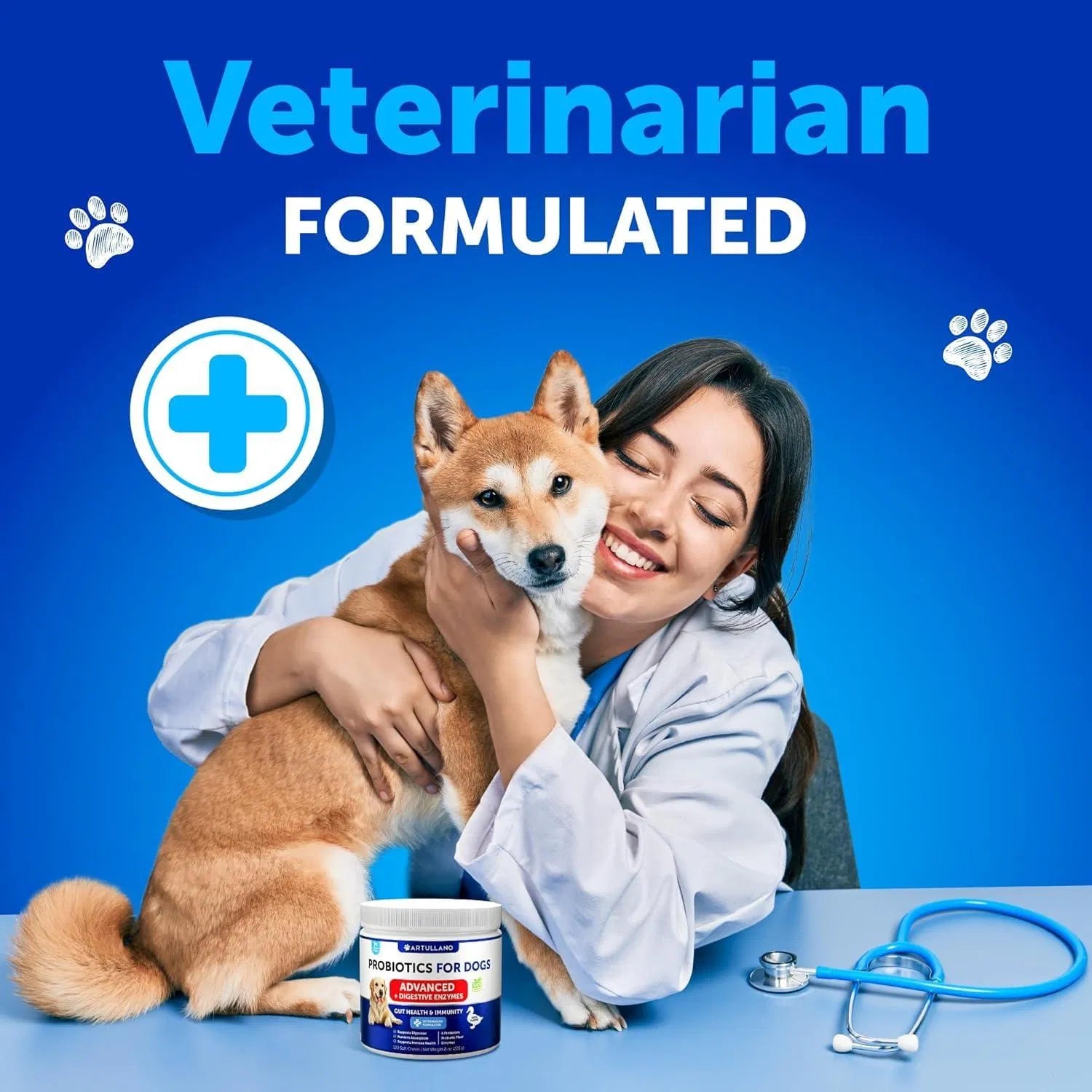 Probiotics For Dogs Support Gut Health Itchy Skin Allergies Immunity Yeast Balance Dog