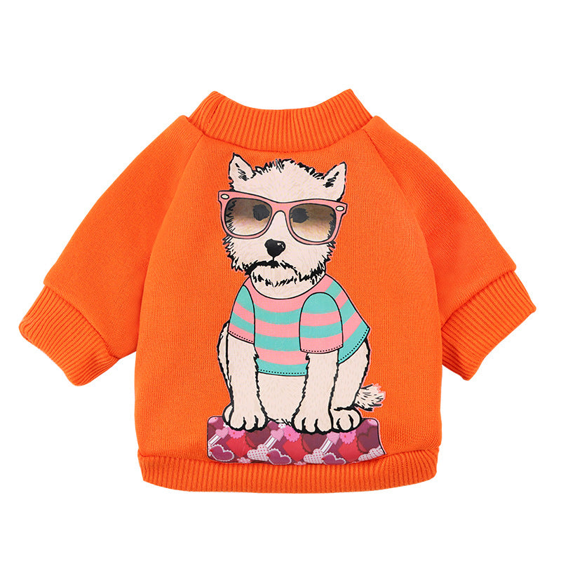 Dog Leisure Sweater Pet Multi-pattern Polyester - furryfams.com