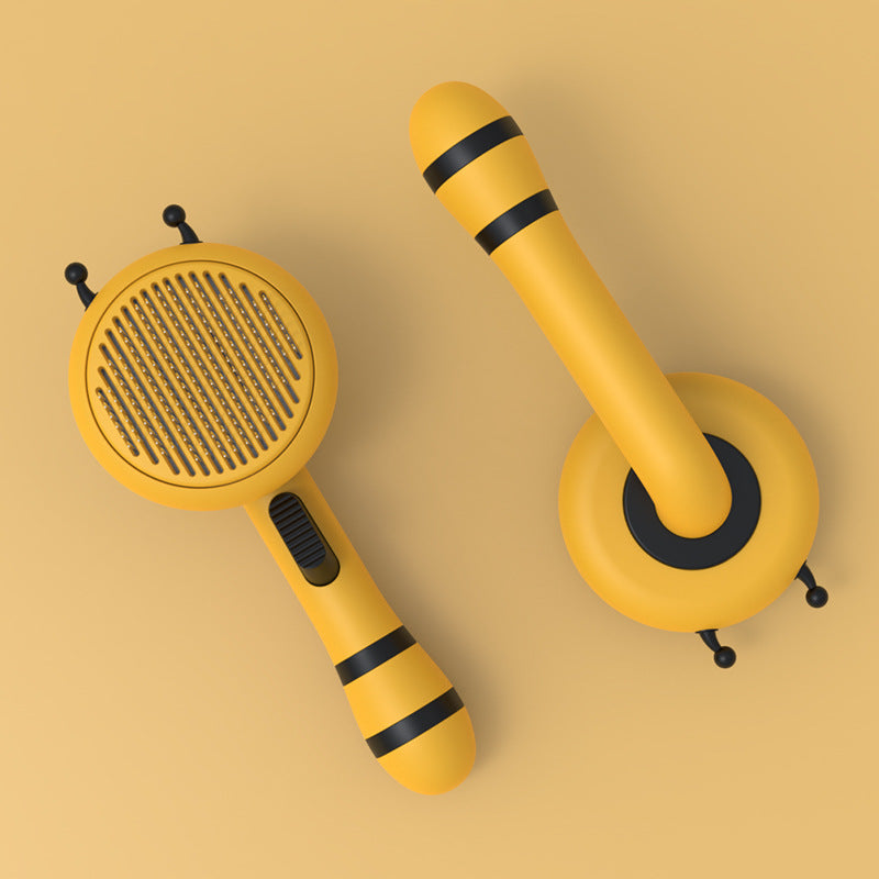 Small Bee Shaped Pet Cat Pin Comb - furryfams.com
