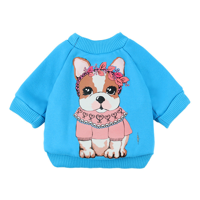 Dog Leisure Sweater Pet Multi-pattern Polyester - furryfams.com