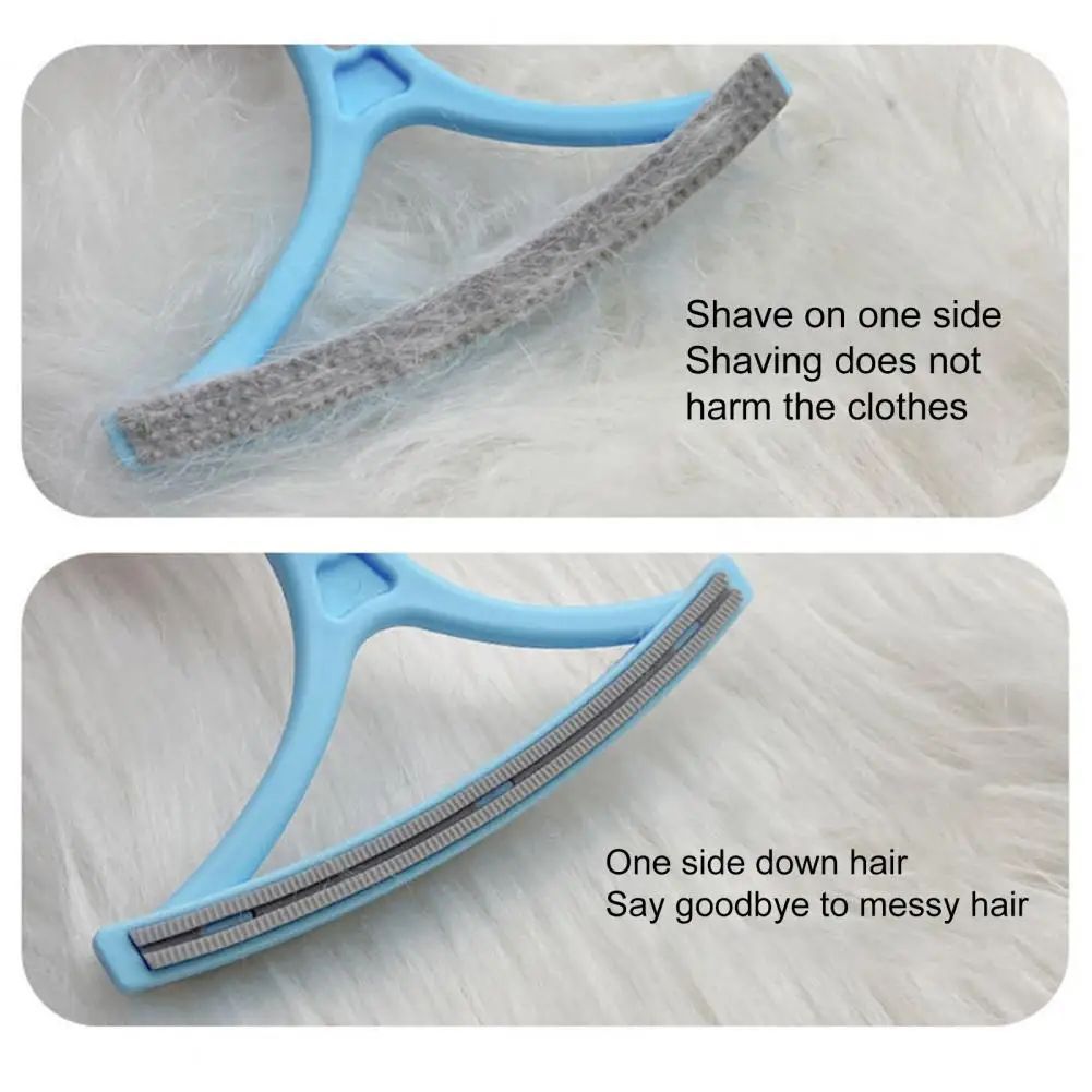 Double-Sided Pet Hair Removal Lint Remover Head Wool Coat Cat  Remove Manual Comb Home Supplies