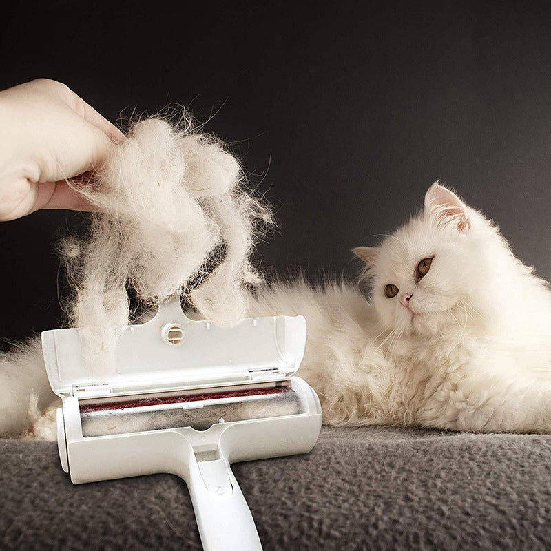 Reusable Pet Hair Remover Roller – Dog & Cat Fur Lint Roller for Couch, Sofa, Carpet, Bed & Car - furryfams.com