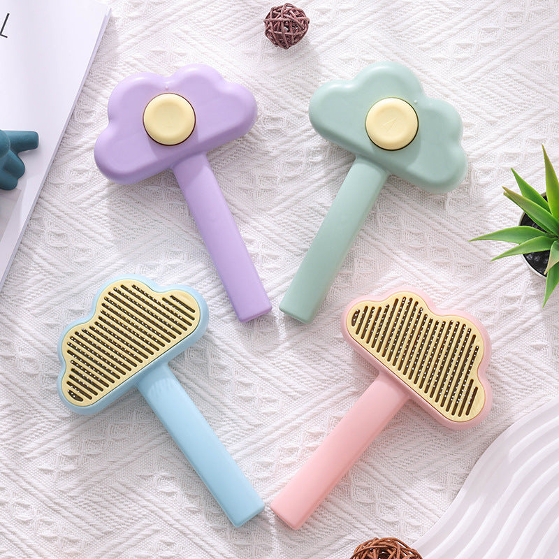 Self-Clean Pet Grooming Comb