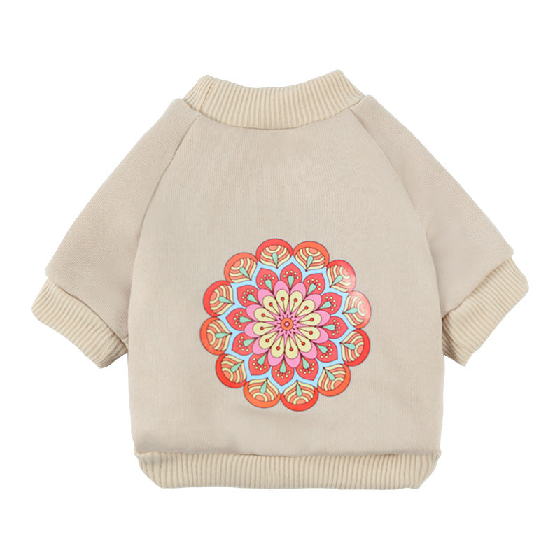 Dog Leisure Sweater Pet Multi-pattern Polyester - furryfams.com