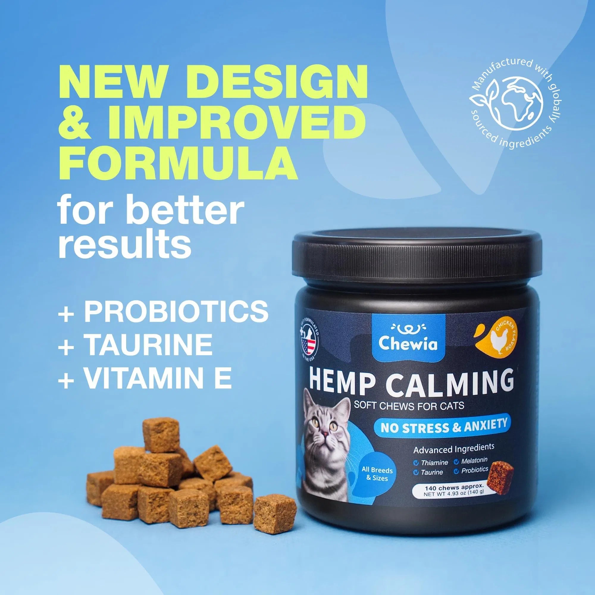Calming Treats Hemp For Cats