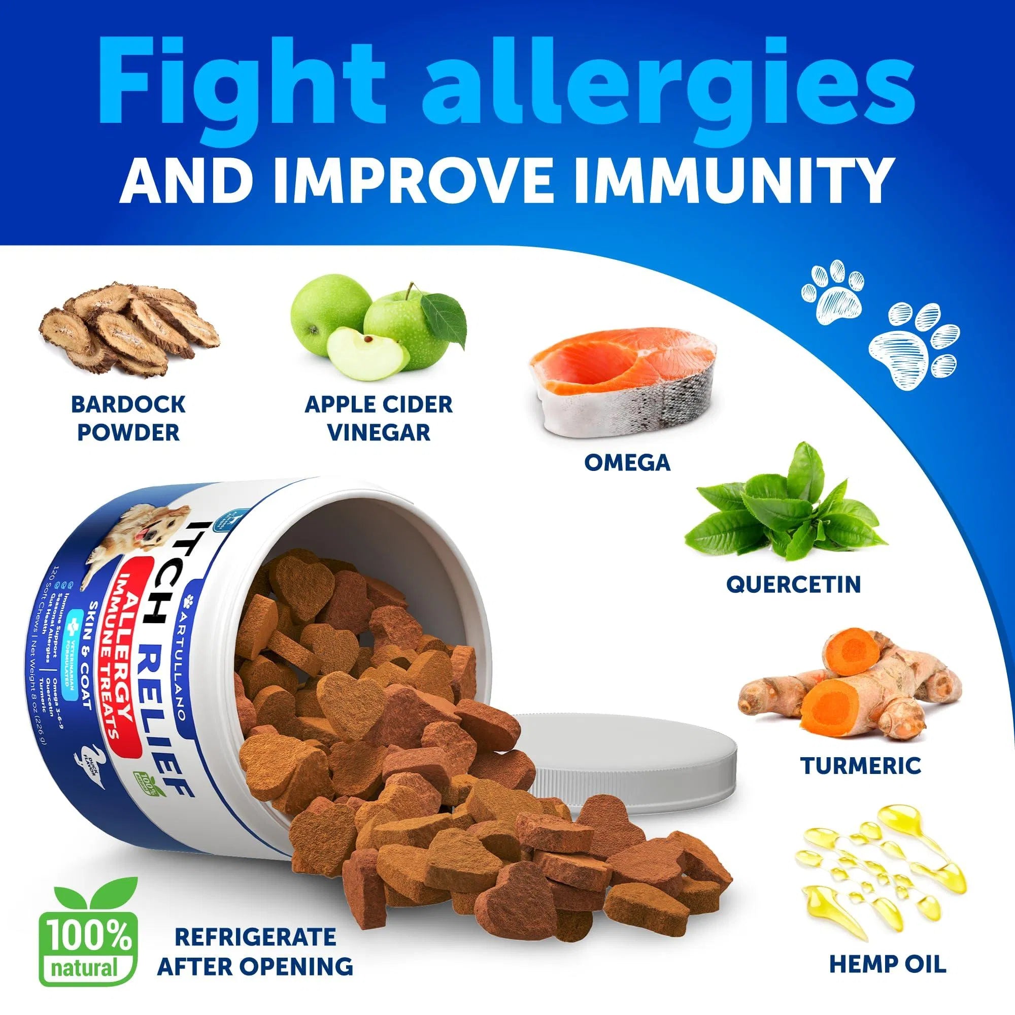 Dog Allergy Relief Chews Itching Skin Relief For Dogs
