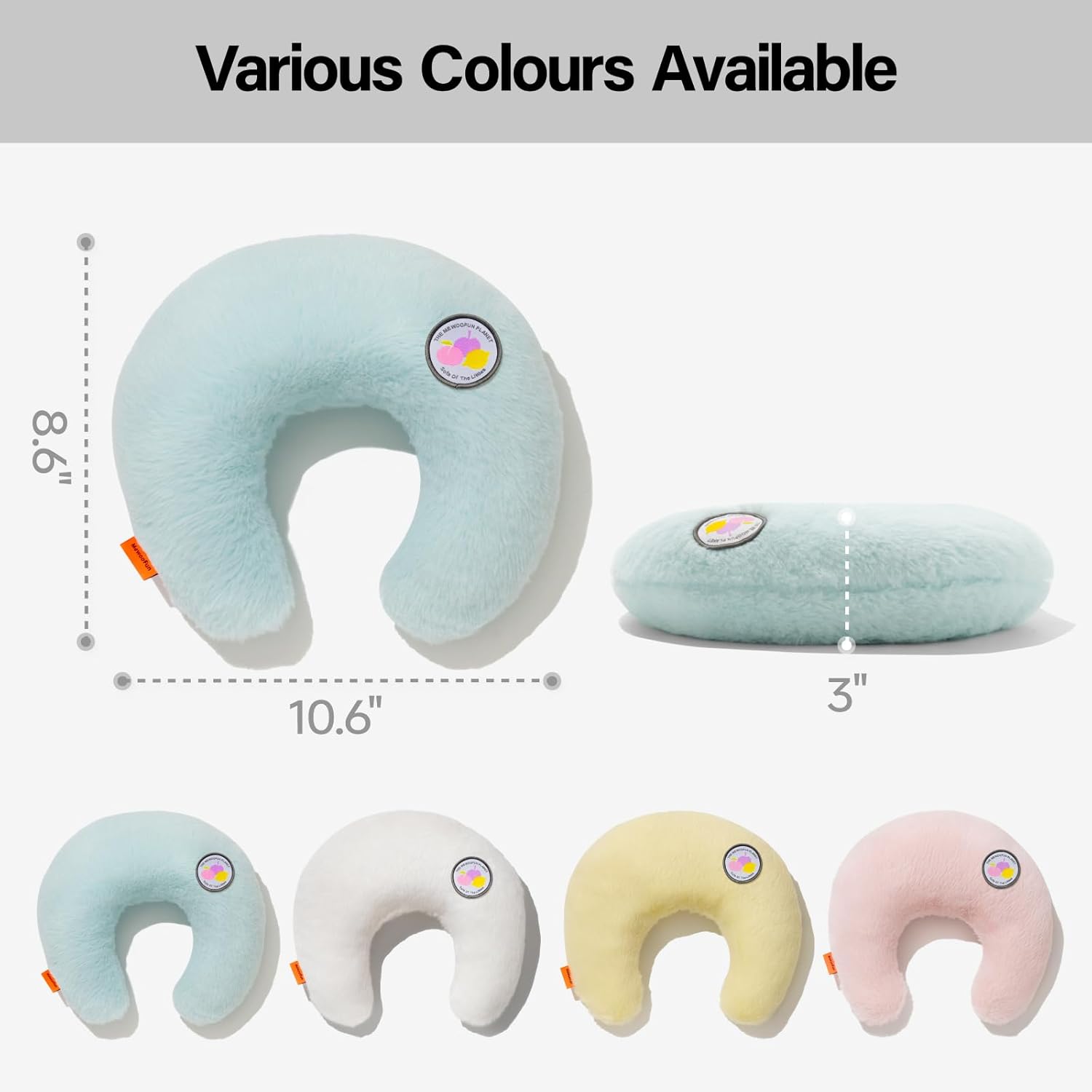 MEWOOFUN U-Shaped Orthopedic Pet Pillow -