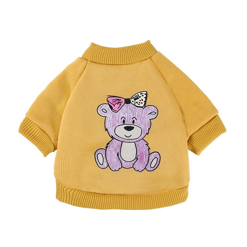 Dog Leisure Sweater Pet Multi-pattern Polyester - furryfams.com