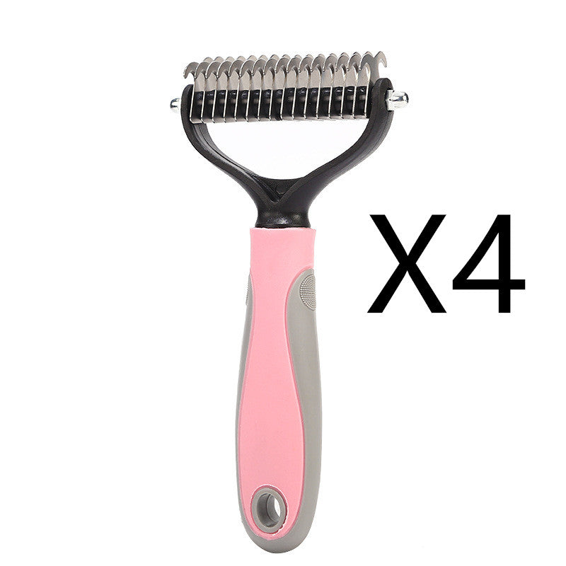 Stainless Double-sided Pet Brush Hair Removal Comb