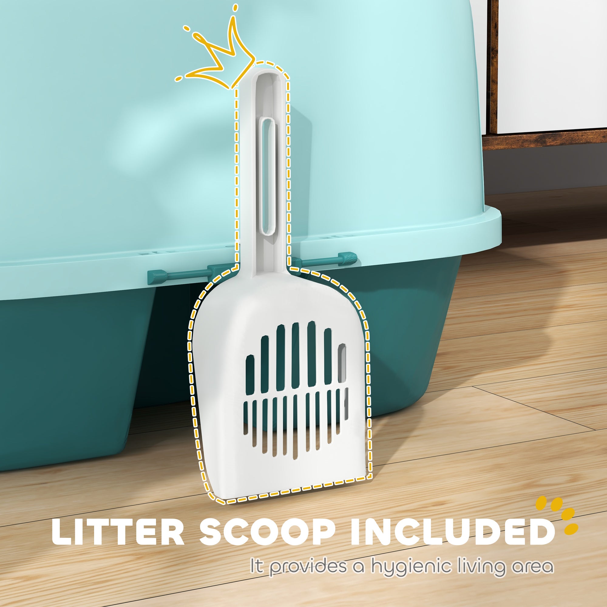 Cat Litter Box with Scoop