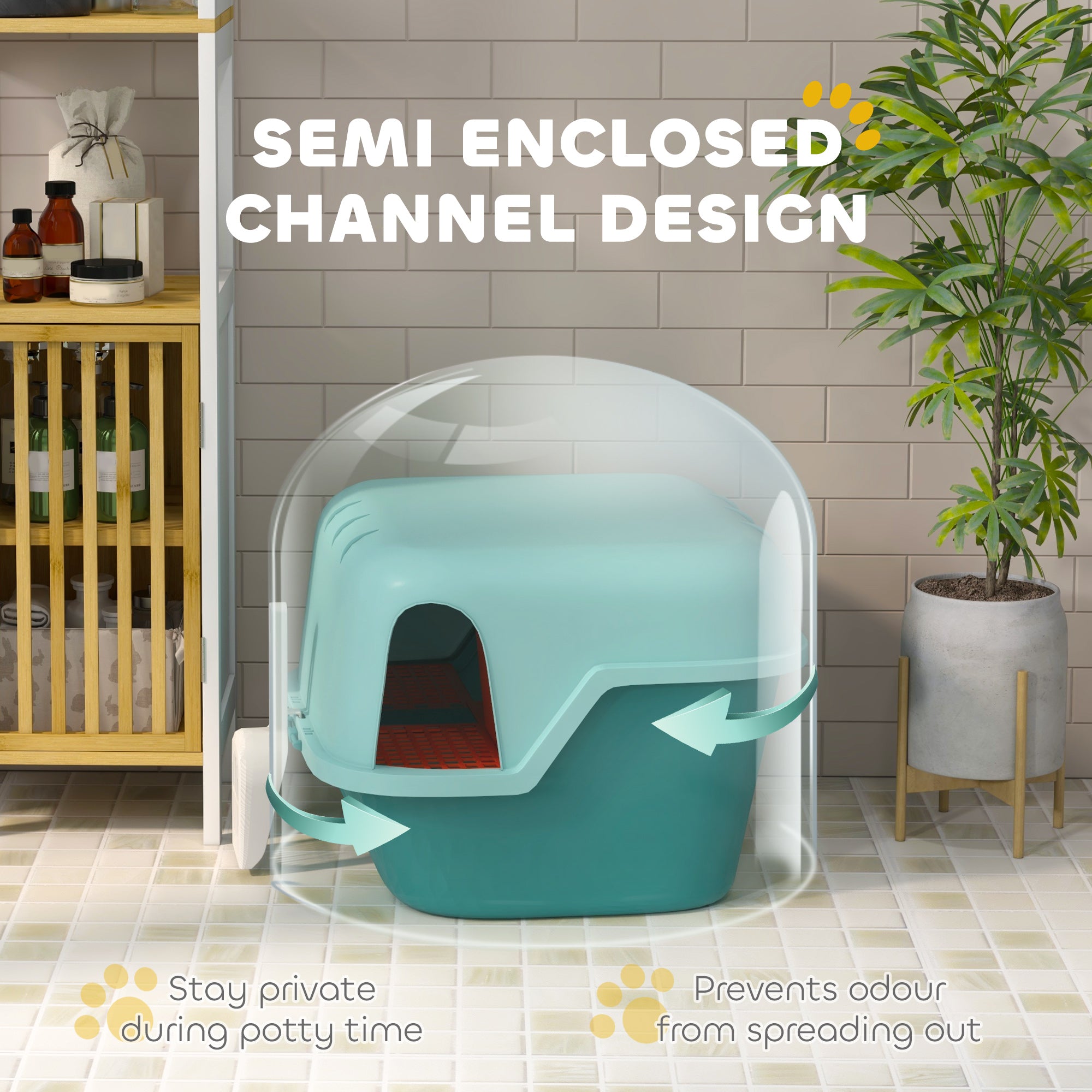 Cat Litter Box with Scoop