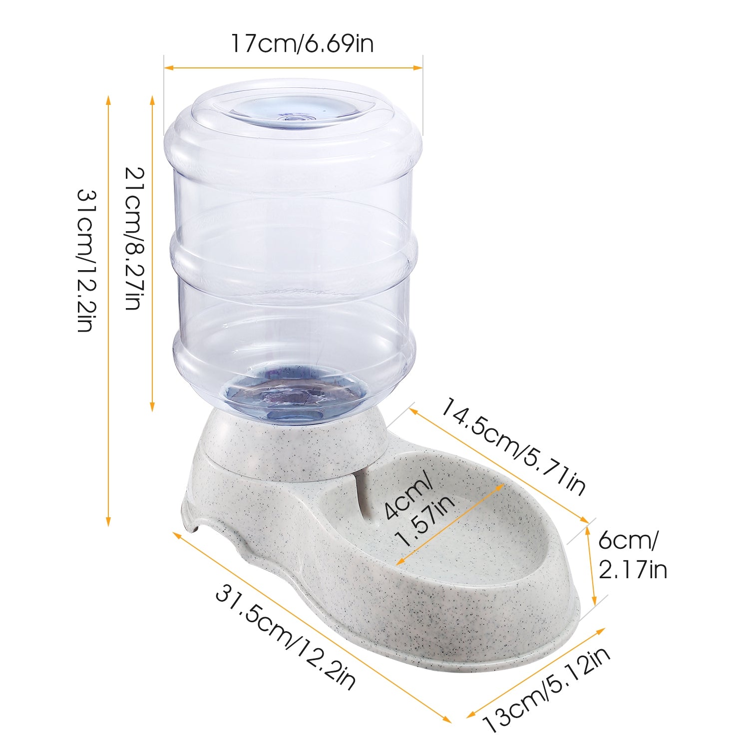 3.5L 1Gal Pet Water Dispenser Self-Dispensing