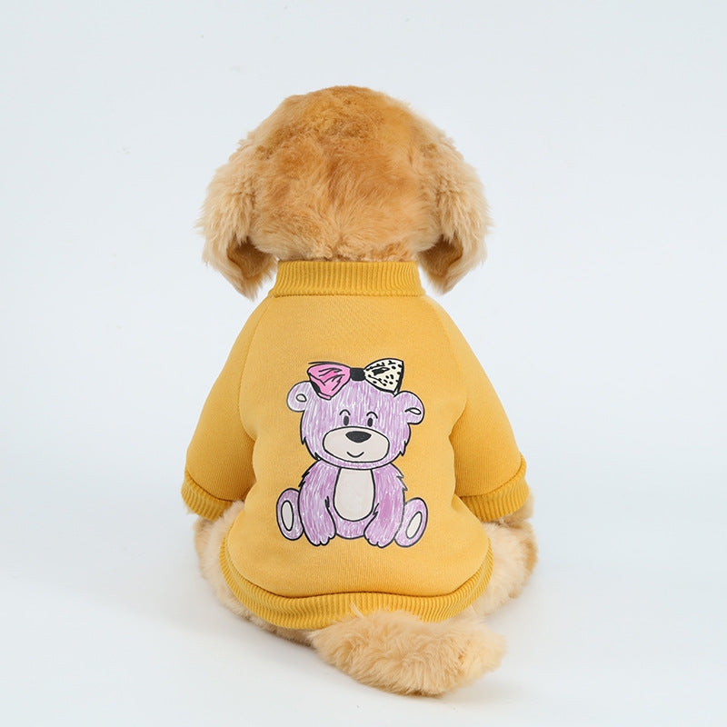 Dog Leisure Sweater Pet Multi-pattern Polyester - furryfams.com