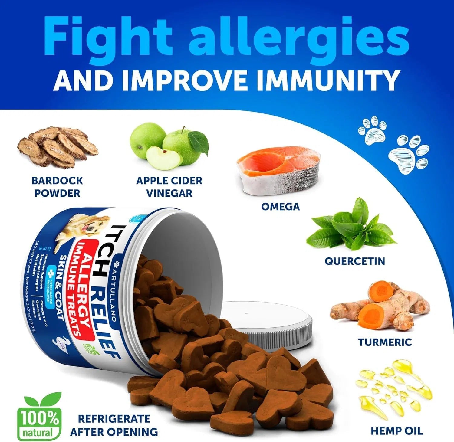 Probiotics For Dogs Support Gut Health Itchy Skin Allergies Immunity Yeast Balance Dog