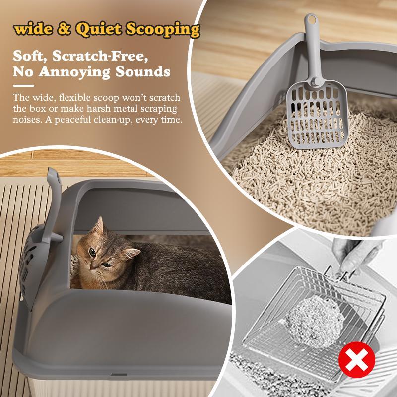 Large Stainless Steel Cat Litter Box - furryfams.com