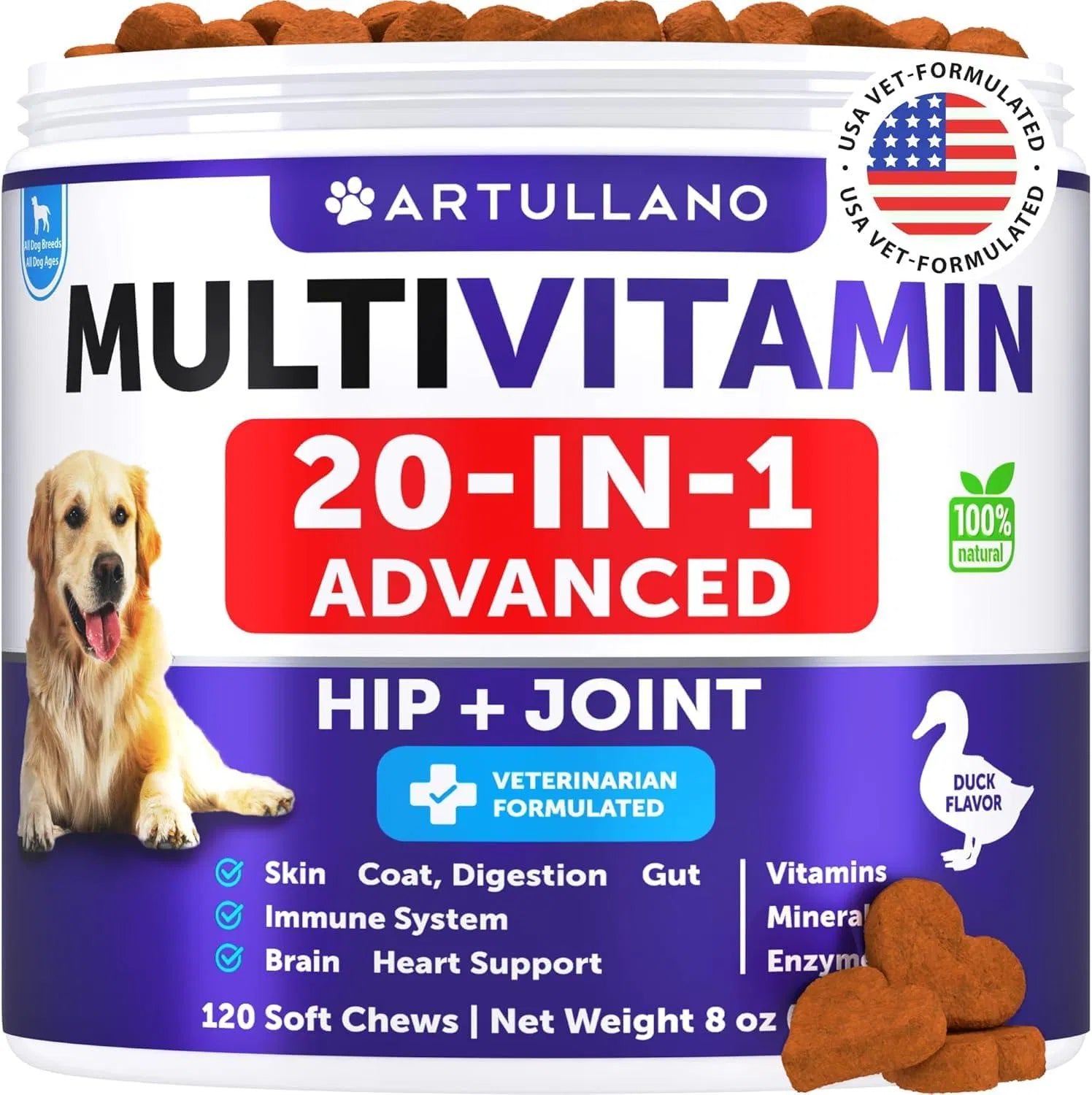 Dog Multivitamin Chewable With Glucosamine