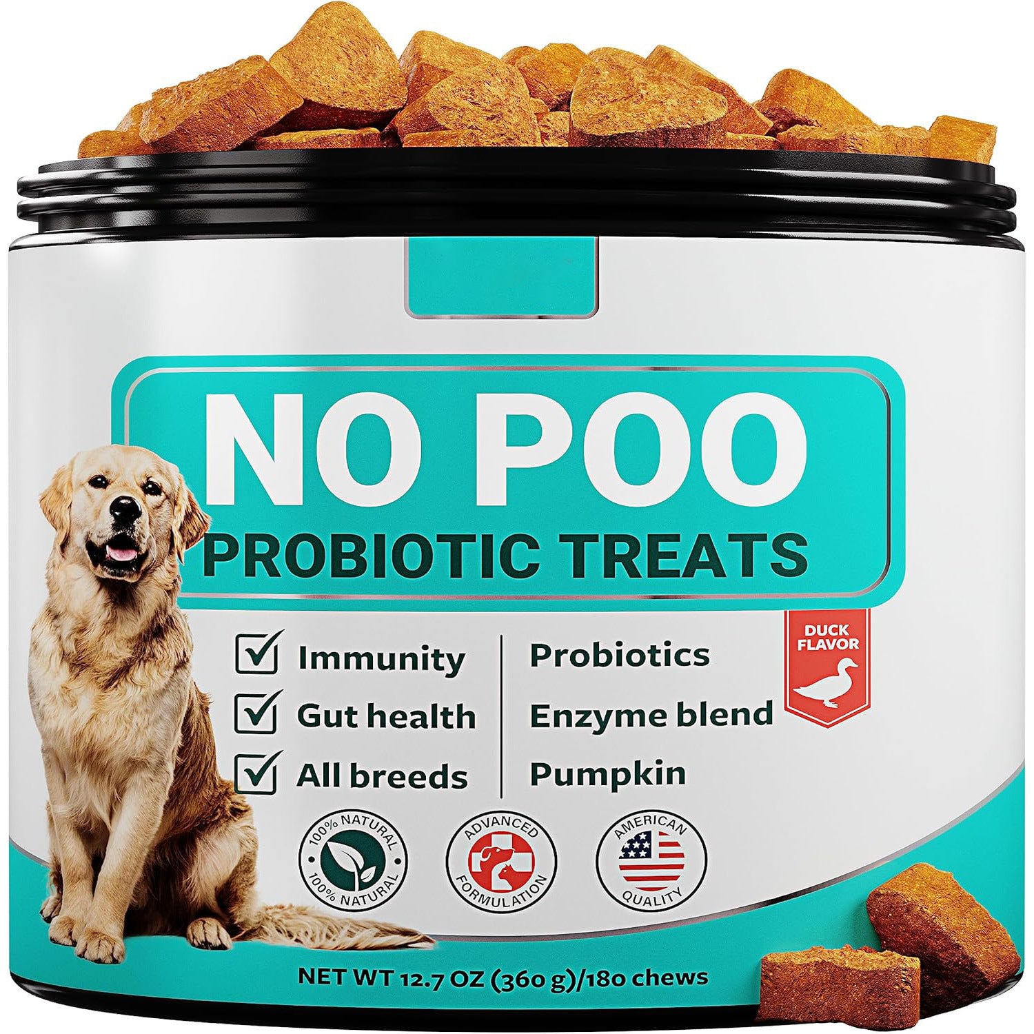 
Pet intestinal probiotic chewable tablets for dogs and cats supporting digestive health