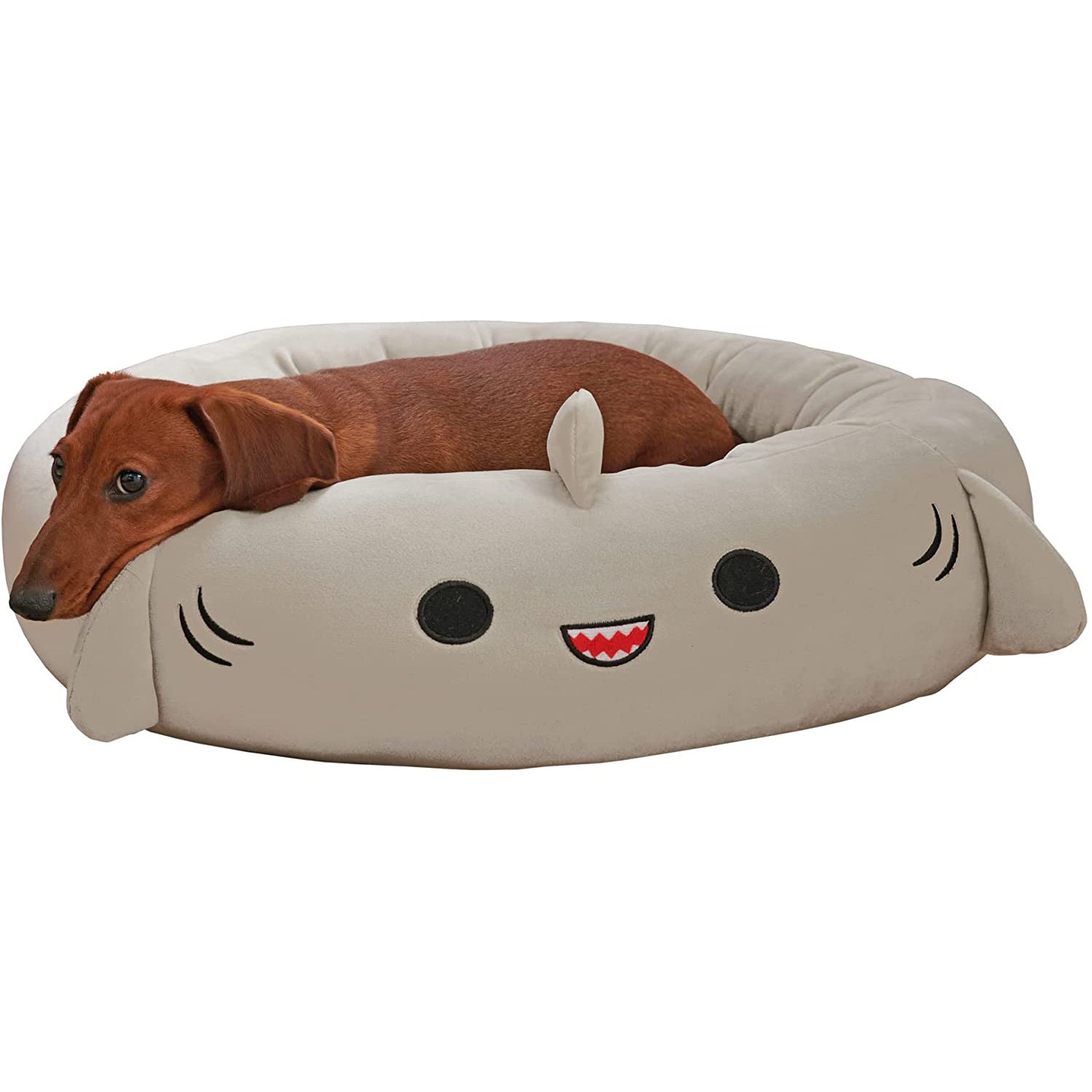 All season pet bed pad with breathable plush material for year round comfort
