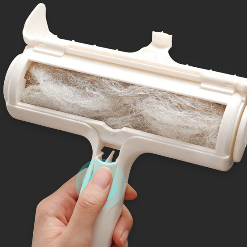 Reusable Pet Hair Remover Roller – Dog & Cat Fur Lint Roller for Couch, Sofa, Carpet, Bed & Car - furryfams.com