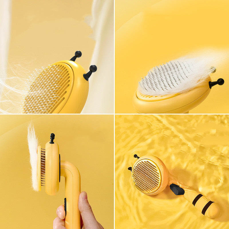 Small Bee Shaped Pet Cat Pin Comb - furryfams.com
