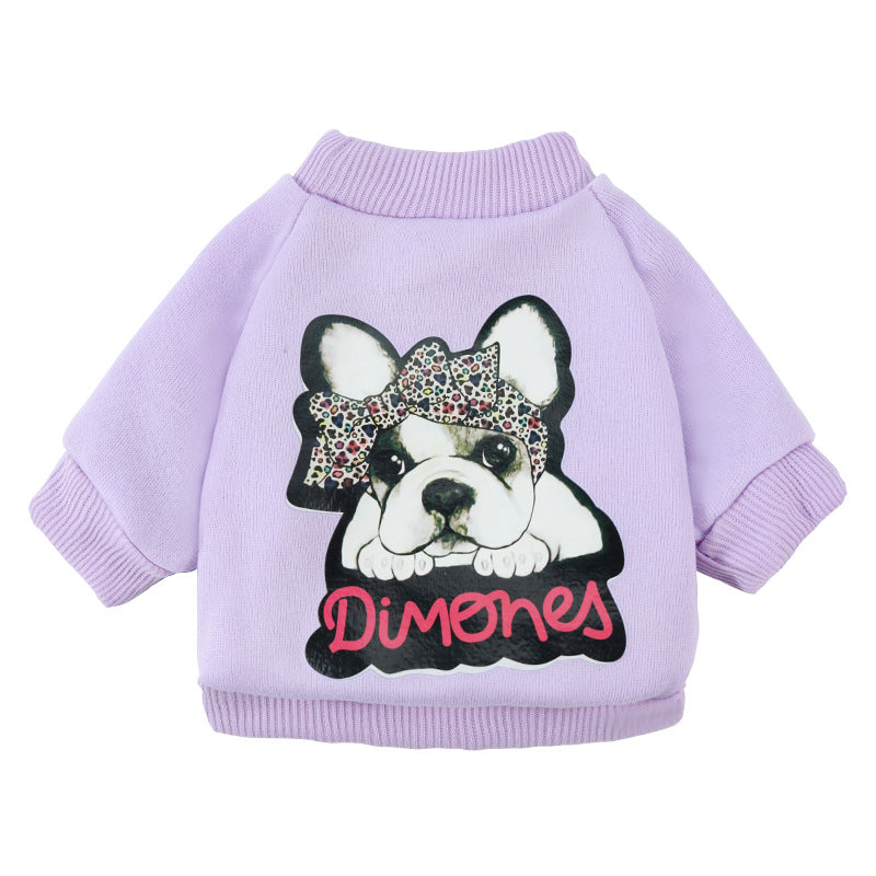 Dog Leisure Sweater Pet Multi-pattern Polyester - furryfams.com