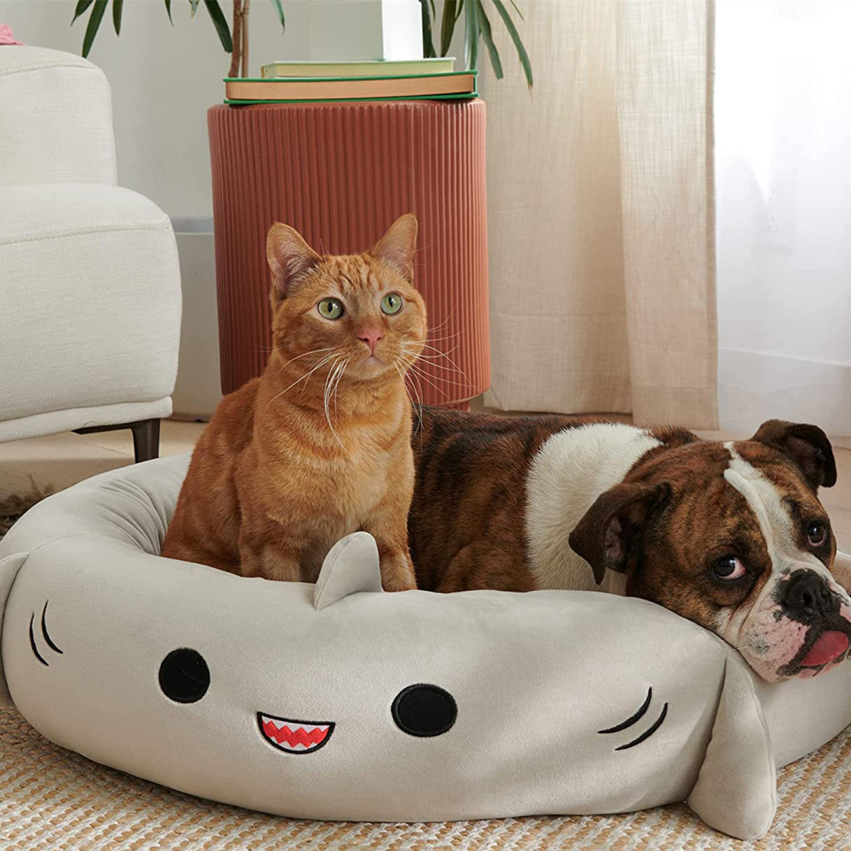 Super soft plush pet bed pad for dogs and cats with cozy all season comfort